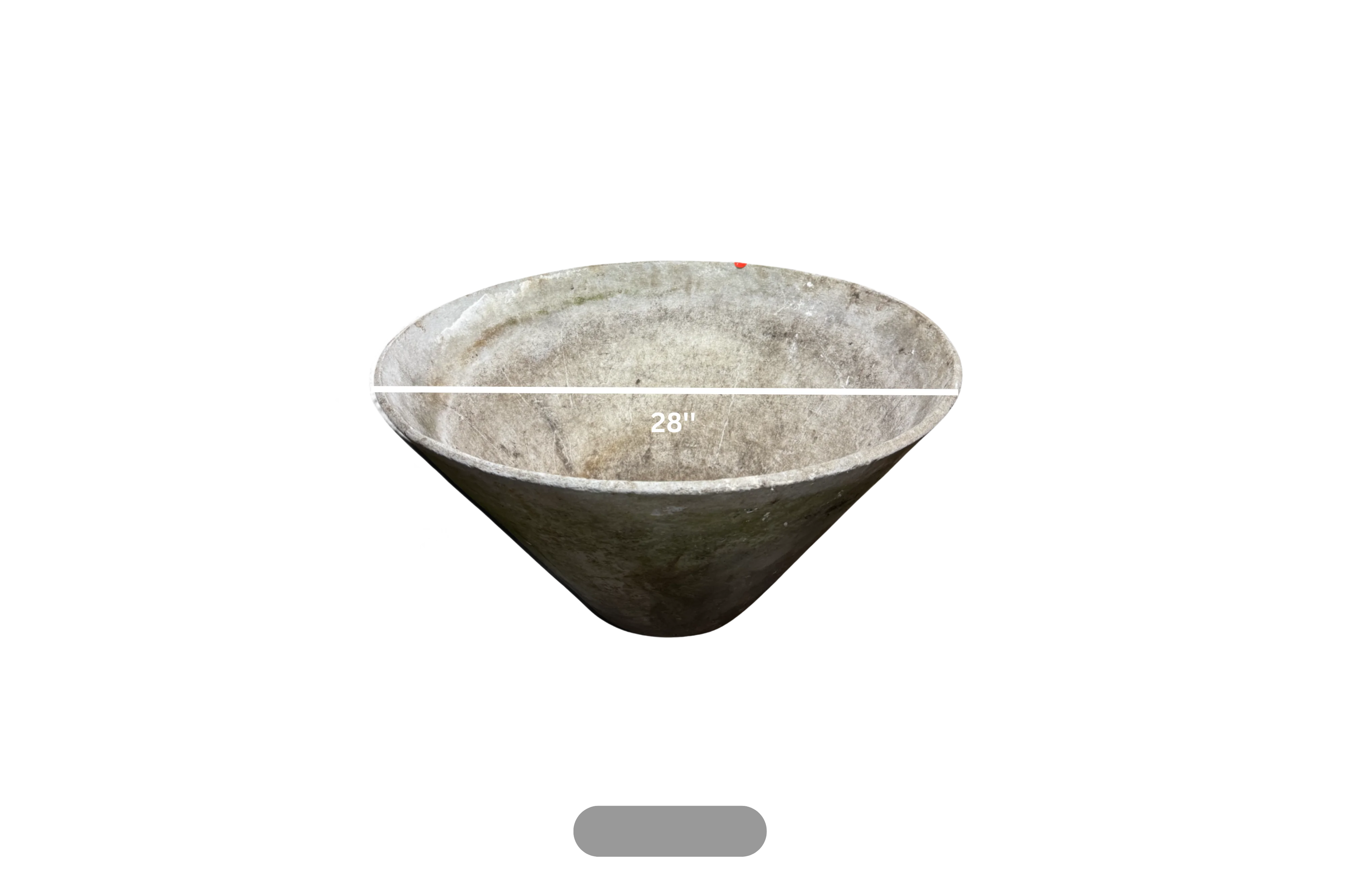 Willy Guhl Conical Planter - Image 2